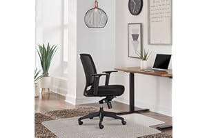 MUEZDUR Office Chair Mat for Carpet Floors, 90x120cm PVC Carpet Protector with Studs for Low, Standard and Medium Pile Carpets, Easy Glide Floor Protector for Home Office Rolling Chair