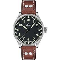 Laco Graz Erbstück – Orologio Da Aviatore Made In Germany, Carica Manuale, 42 Mm, Modello B, Impermeabile 5 ATM