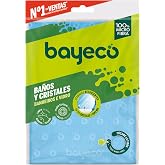 Bayeco - Glass and bath cloth - Perfect solution for mirrors, glass and bathroom cleaning - Microfibre cloth with great absor