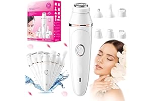 LILOVE Pluxy Epil Pro 3.0 Épilateur 7 en 1 pour femme - Épilateur pour le visage - Épilateur pour le visage - Profitez d'un visage lisse et sans poils durable (1 lot)