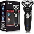 Qhot Electric Razor for Men, 2025 Upgraded Mens Cordless Electric Razors Beard Shavers for Men Face 3 in 1 Waterproof Rotary Shavers, Wet Dry Use(S3)