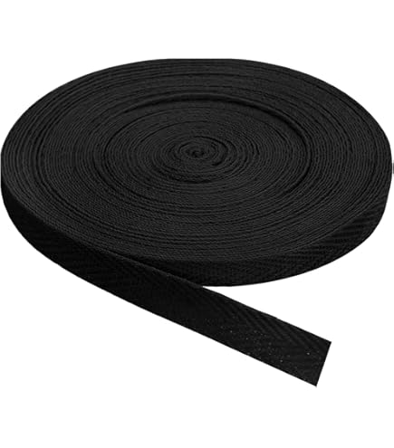 Doppelt Gefaltetes Schrägband 1/4 Zoll – Baumwolle, 12 Yards (ca. 11 M), Grau, Für Nähen, Säume & DIY