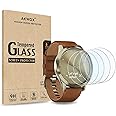 AKWOX [4-pack] Tempered Glass Screen Protector for Garmin Vivomove HR, [0.3mm 2.5D High Definition 9H] Premium Clear Screen Protector for Garmin Vivomove HR