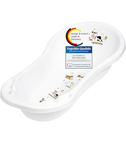 Tega Baby vasca da bagno con tappo METEO, 86 cm, blu, ME