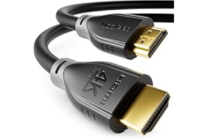 deleyCON Kabel HDMI 0,5m 4K@60Hz 2K@165Hz z ARC Ethernet UHD HDR 3D Wysoka Prędkość 18Gbps Kabel HDMI dla Soundbar Telewizor Blu-Ray Projektor Laptop TV PS4 PS5 Konsola PC Monitor - Czarny Szary