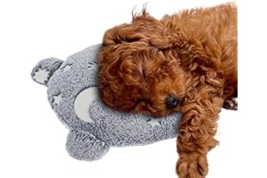 Ptwola Pillow for Cats Dog Neck Pillow U-Shaped Soft Fluffy Pet Calming Toy Small Dogs Half Donut Cuddler Noctilucent Plush Bed Pillow for Joint Relief Sleeping Improve Puppy Indoor Cats Accessories