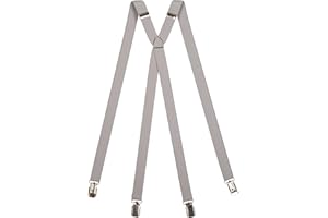 Olata Bretelles Fines Classiques en X avec Clips – 2 cm de Large