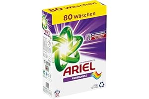 Ariel Color+ - Detersivo in polvere, 4,8 kg, 80 lavaggi, protezione del colore