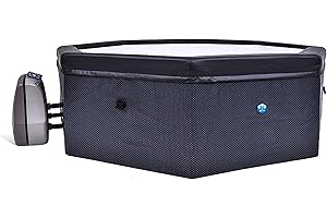 N NETSPA - Spa - Octopus - Semi-Rigide Octogonal 4+2 Places - SP-OCT165 – Portable Compacte en PVC avec Chauffage, Pompe de Filtration de l’Eau et Couverture Isotherme – Volume 1000l - 193x73cm
