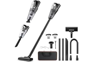 Ovshnrr Aspirateur à Main sans Fil Puissant 7500-10000Pa, Aspirateur Voiture Puissant avec Filtre HEPA Lavable, pour Poils d'animaux,Cuisine,Bureau,Voiture