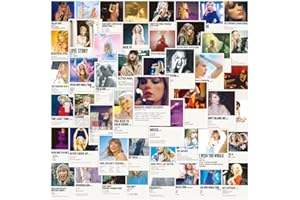 SUN AWESOME 50 calcomanías de vinilo Waterprof para Kindle, portátil, botella de agua, guitarra, casco duro, adultos, niños, adolescentes, niñas, niños, póster de Taylor Swift