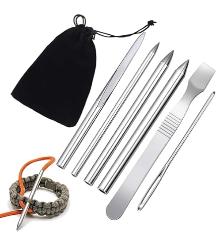 Jig Pro Shop Paracord-Nähnadeln Typ II - 2 Stück Edelstahl Für Paracord-Projekte