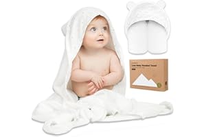 KeaBabies Baby Hooded Towel - Bamboo Baby Towel Organic Bamboo Towel - Infant Towels - Large Bamboo Hooded Towel - Baby Bath Towels with Hood for Girls, Babies, Newborn Boys, Toddler (KeaStory)
