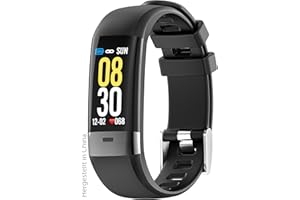 Swisstone 620 ECG Smart-Wearable (mit Bluetooth Funktion und Herzfrequenzmessung sowie EKGüberwachung) schwarz, 450314