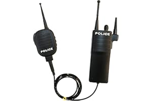 By Robelli Police/Swat/Army/Emergency Services Fancy Dress Accessories (Police Walkie Talkie)