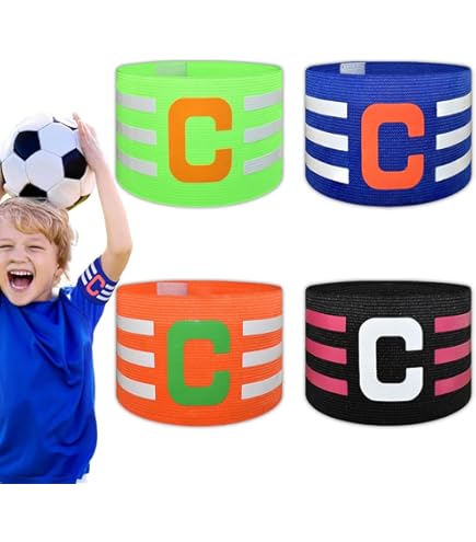 Lot De 14 Brassards De Capitaine Enfant, Brassard Multicolore