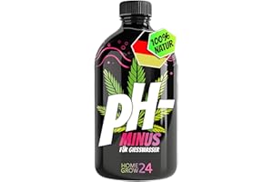 HOMEGROW24 PH Minus 500 ml, organischer pH-Wert Senker, für optimales Pflanzenwachstum, mit effektiven Mikroorganismen, Milchsäurebakterien, 100% natürlich ohne Chemie