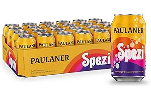 ‎PAULANER BRAUEREI Paulaner Spezi • Erfrischungsgetränk mit Cola & Orange•EINWEG (24x0,33l)
