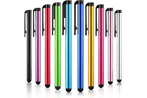 CLSSLVVBN 10 Pieces Touch Screen Pen Soft Head Tablet Notebook Capacitive Pencil Portable Pocket Book Dairy Drawing Gift