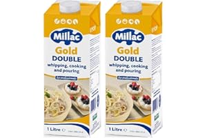 Lakeland Dairies Millac Gold Double - 1 Litre (Pack of 2)