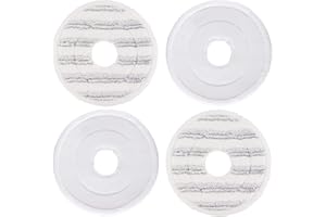 JILAN 4 Pack Mop Refill Head Pad Replacement for Vileda Spin and Clean Mop Refill Washable Microfiber Mop Refill for Floor Cleaning Kit