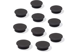 ‎SIGEL SIGEL MU196 runde Magnete für Whiteboard, Magnettafel, Kühlschrankmagnet, schwarz, Ø 25 mm, 10 Stück