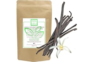 SPICY DELI Baccelli di Vaniglia neri Tahitensis 20g / Qualità Premium 10 pezzi 11/13cm