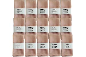 Tygservetter Sakura rosa, 12-pack 40 x 40 cm servetter bröllop, bordsdekoration servetter födelsedag, linneservetter återanvä