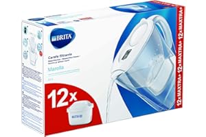 Brita Marella Cool weiss mit 1 Dutzend Kartuschen zum Kalkfiltern
