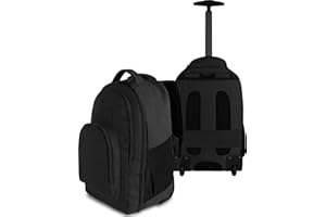 normani Rucksack mit Trolleyfunktion - 30 Liter Volumen Rucksacktrolley zum ziehen mit Laptopfach für Schule, Uni, Reisen, Ausflüge oder Einkaufen
