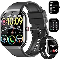 Smartwatch Uomo Donna Con Chiamate Bluetooth | Schermo 1.85'' | Cardiofrequenzimetro | 110+ Modalità Sport | IP68 | IOS Android - Foto 10