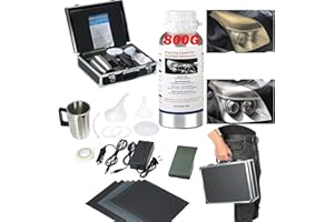 HYHJMISTY Kit di ripristino del faro, kit di ristrutturazione del lucido per la riparazione del faro dell'auto,il kit di lucidatura del faro antigraffio del vetro viene utilizzato per riparare i fari ingialliti