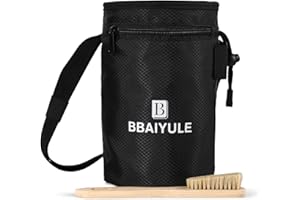 BBAIYULE KIT DE BALISAGE Sac à magnésie Boulder Set Sac à magnésie, Brosse à Bloc, magnésie (en Set et à l'unité)|Sac à magnésie pour l'escalade et Le Bloc