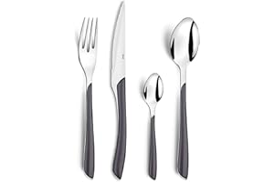 AMEFA set di posate ECLAT grigio 24 pezzi.