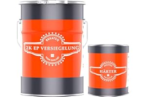 ‎BEKATEQ BEKATEQ Epoxidharz Versiegelung BK-400EP 3 kg 2K Bodenversiegelung strapazierfähig für außen & innen │ für Garagenboden, Werkstatt- & Industrieboden │ Flüssigkunststoff Gießharz