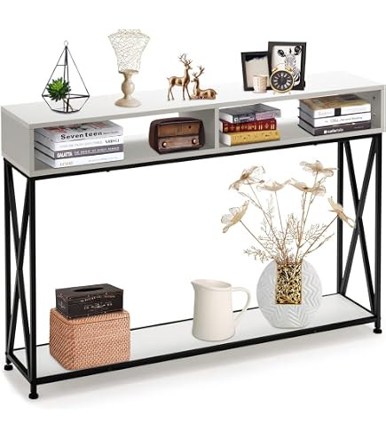 Tavolo Da Pranzo 140x80 Cm Con Gambe Regolabili - Struttura In Metallo Impiallacciatura Con Motivo Marmo Bianco E Nero