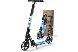 Apollo Trotinette aux Roues XXL - 200mm - Trotinette Freestyle de Ville Phantom Pro - City Scooter Pliable et à Hauteur Ajustable pour Adultes et Enfants