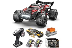 WOMAQU Macchina telecomandata professionale 1:18 4x4 tutto terreno, auto RC ad alta velocità 36 km/h con doppia batteria 1500 mAh e doppia carrozzeria, Monster Truck per adulti e ragazzi