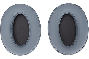 ANNADUE Nauszniki do Profesjonalne Wymienne Nauszniki Poduszki do Słuchawek WH-H910N WH-H900N, Skóra Proteinowa z Pianki Memory na Poduszki Nauszne(Niebieski)