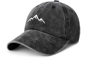 Eoslya Baseball Cap Mens - Peak Embroidery Classic Washed Vintage Relxed Dad Cap Adjustable Summer Sun Hat Sports Strapback Cap for Men Outdoor UK