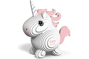 EUGY 014 Unicorno. Eco-Friendly 3D Paper Puzzle