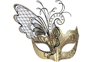 UBAUTA Maskerade-Maske für Frauen Venezianische Maske/Halloween/Party/Ball Prom/Karneval/Hochzeit/Wanddekoration