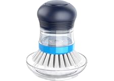 MR.SIGA Juego de Almacenamiento de Cepillo de Palma dispensador de jabón, Cepillo de Cocina con Soporte para Limpieza de Freg