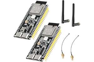 ‎DIYMORE diymore 2PCS für ESP32-S3 DevKitC-1 N16R8 Modul, für ESP32 S3 1-N16R8 Entwicklungsboard mit WiFi, Bluetooth 5.0,USB C Anschließbare Antenne mit Antenne