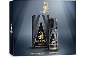 SCORPIO - Coffret 2 produits Vertigo - Coffret Cadeau Homme - Eau de toilette flacon 75ml et Déodorant atomiseur 150ml