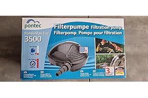 Pontec 54770 PondoMax Eco 3500 - Filter and watercourse pump / energy-efficient pump for watercourses / for filter feeding