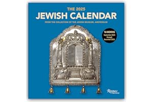 RIZZOLI The Jewish Calendar 2024–2025 (5785) 16-Month Wall Calendar