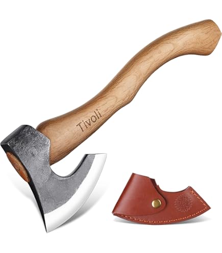 Ascia Da Vichinga A Doppia Testa NovaHaven: Forgiatura Manuale, Acciaio Al Carbonio, Manico In Frassino