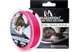 SPRINTON Maxcatch Braided Fly Fishing Line Backing Line 20/30LB, 92m/100yds, 275m/300yards