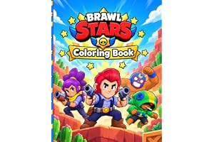 Brawlers Coloring Book: Action Packed Coloring Pages for Kids Featuring Battle Arenas, Stars, and Fun Adventures